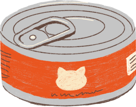 Crayon Doodle Canned Cat Food